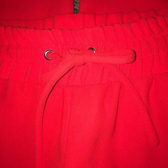 Dressy Red Joggers - Picture 7 of 9